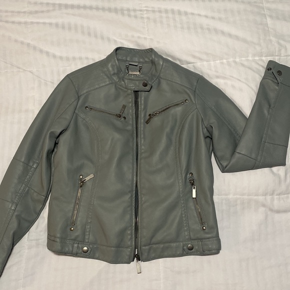 Brand New Odyn charcoal leather jacket - Picture 2 of 7